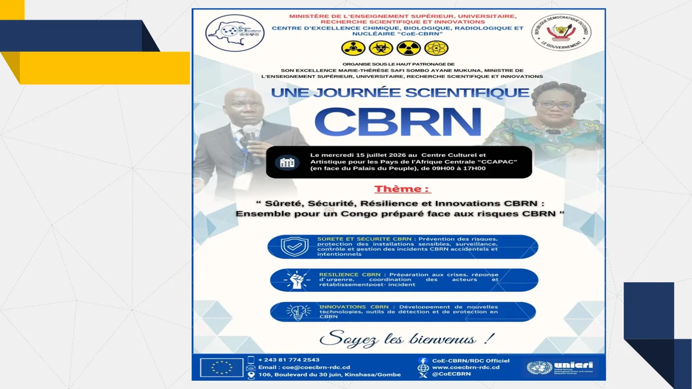 Aperçu du support : Sûreté et sécurité biologique en RDC : enjeux, défis et perspectives